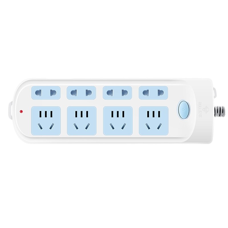 公牛 GN-610 3米总控四联电源插座 蓝白(单位:个)