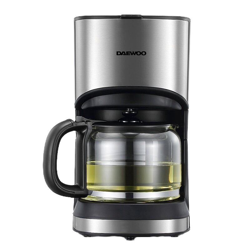 大宇(DAEWOO) 咖啡机C10家用美式全自动滴漏式咖啡壶养生壶泡茶机多功能茶饮机 银色
