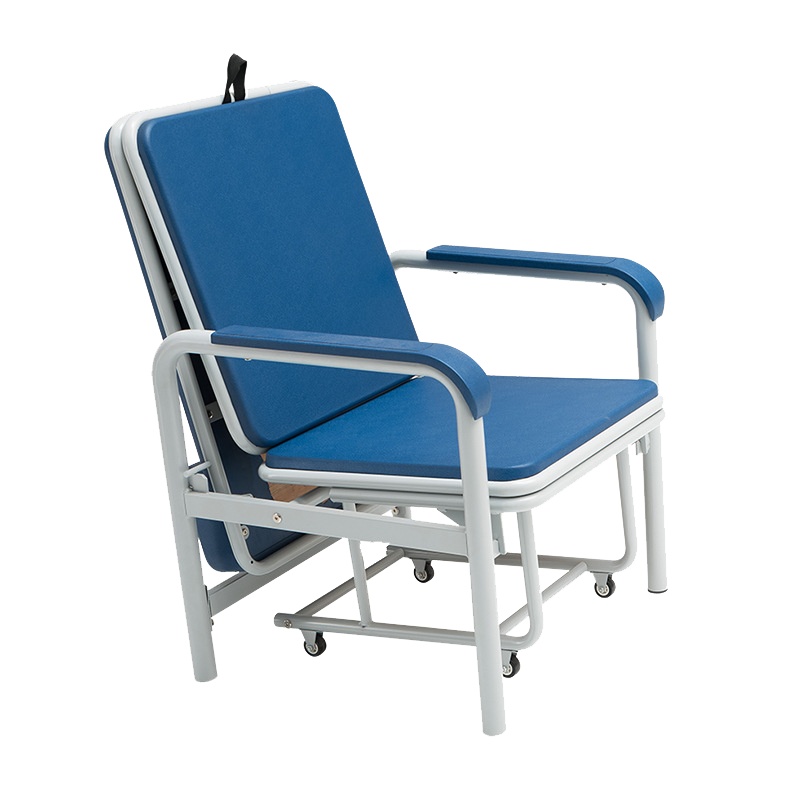 梦商 两用折叠椅 医院陪护椅 护理捷便椅 折叠护理椅 医院陪护椅 椅床两用