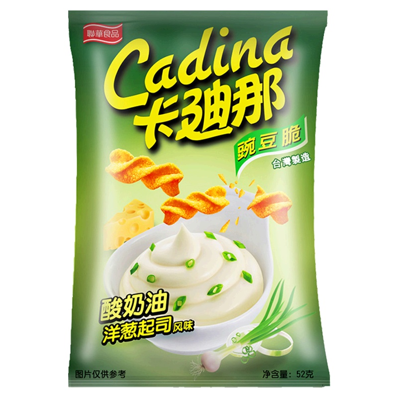 卡迪那豌豆脆酸奶油洋葱起司52g