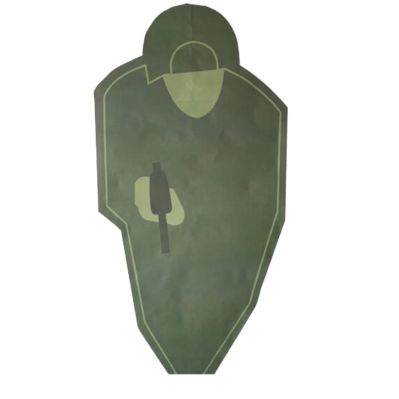 丛林狐训练用打靶纸靶杆迷彩靶纸靶子 身靶纸1(100张)