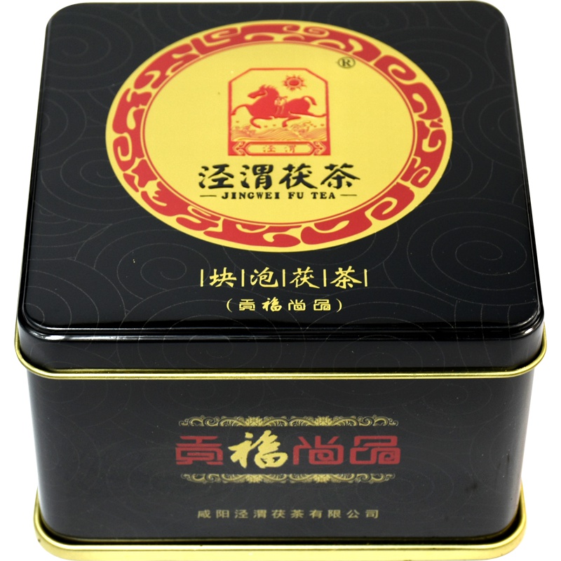 泾渭茯茶 贡福尚品 金花茯茶 茯砖茶 颗粒装 280克 易泡茯茶