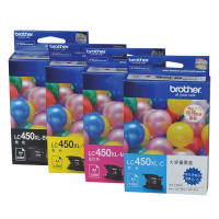 兄弟(brother)原装墨盒LC450XL-BKCMY适用5910 6710 6910黑色约2400页彩色约1200页