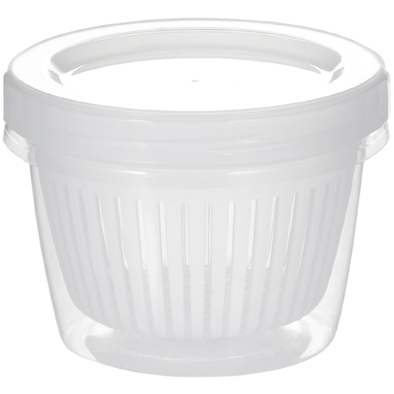 苏宁宜品冰箱葱花保鲜盒 葱姜蒜沥水收纳盒密封厨房蔬菜塑料食品整理箱神器