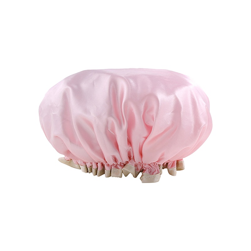 潘西浴帽防水成人女款淋浴长发洗澡沐浴头套厨房帽子防油帽油烟女士新款新款—灰色