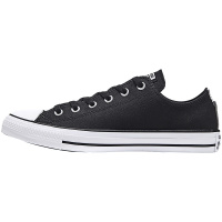 【自营】CONVERSE匡威男女鞋板鞋All star低帮皮质休闲鞋159614C 黑色