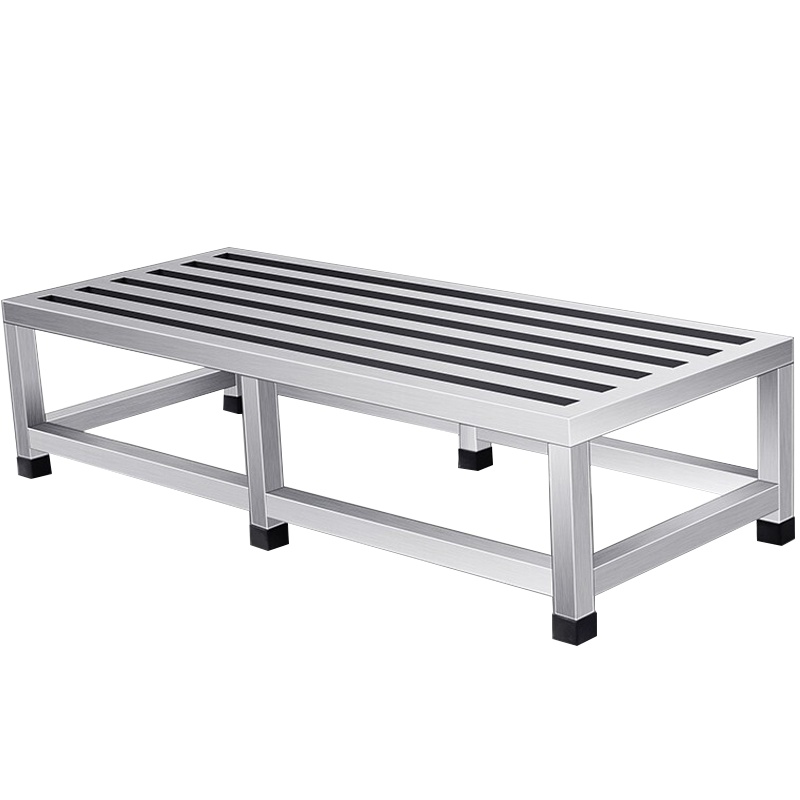 德玛仕不锈钢米面架置物架地墩支架置物台货架大米架面粉架1500x400x300mm(工程款)304不锈钢