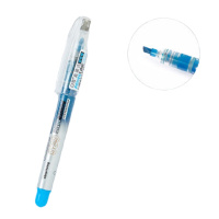 白雪626荧光笔 荧光标记笔 彩色粗划重点 直液式淡色荧光笔 12支/盒 蓝色(一盒价)