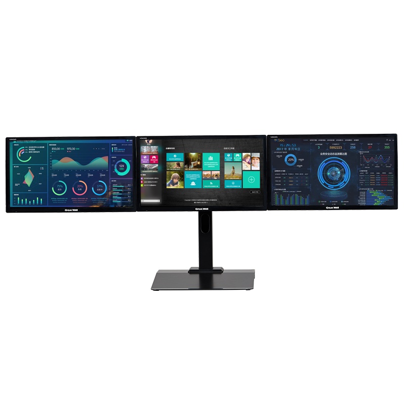 慧想(Thinkwise) 显示器支架 三屏台式 万向旋转可升降 BL301