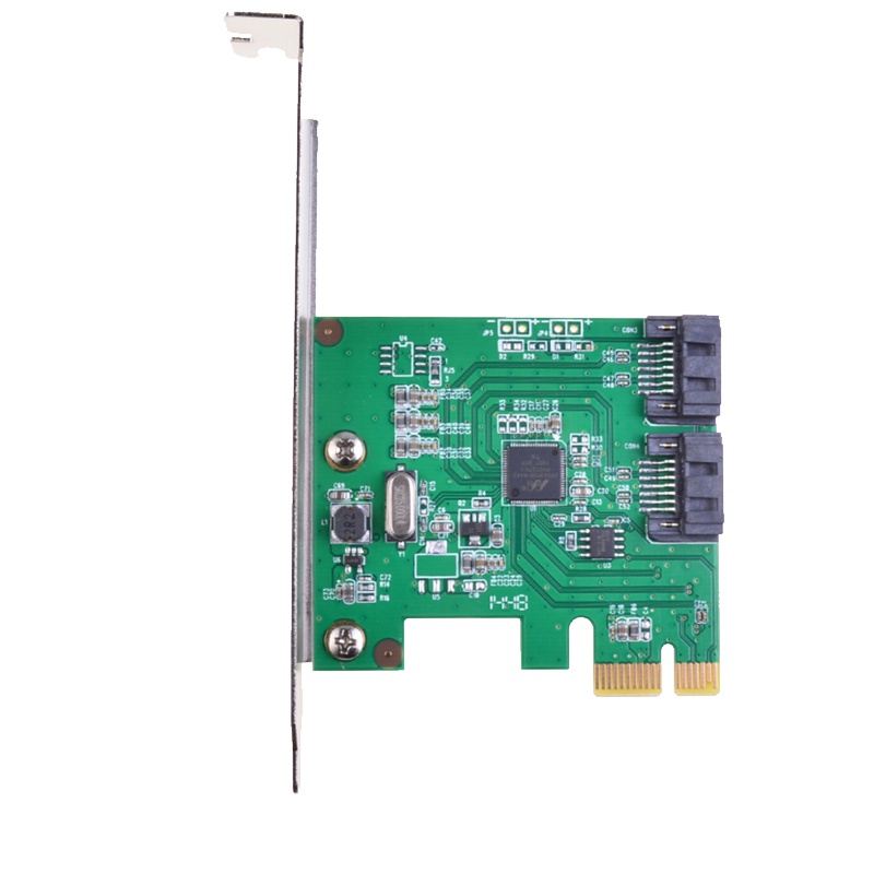 魔羯(MOGE)MC2656 PCIEx1转SATA3.0阵列卡台式机SATA3.0阵列卡 转接卡支持NCQ、raid0