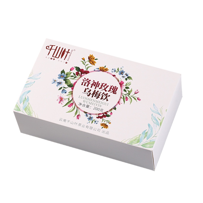 千山叶 洛神玫瑰乌梅饮 组合花草茶 200克 15袋/盒 洛神花玫瑰乌梅冰糖搭配组合茶 茶窝茶叶