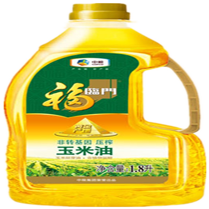 食用油 非转基因 压榨一级 黄金产地玉米胚芽油1.8L