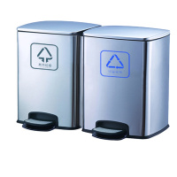 GNF不锈钢分类垃圾桶20Lx2一组