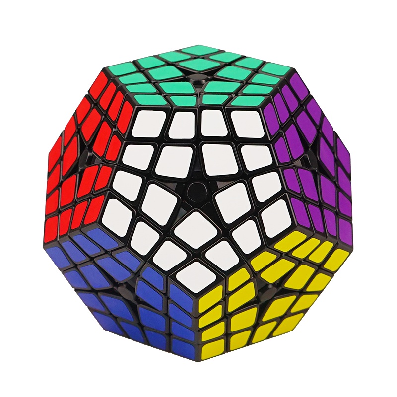 圣手四阶五魔方 专业高阶异形魔方4阶五魔方 儿童小孩男孩女孩益智玩具减压魔方顺滑 黑色