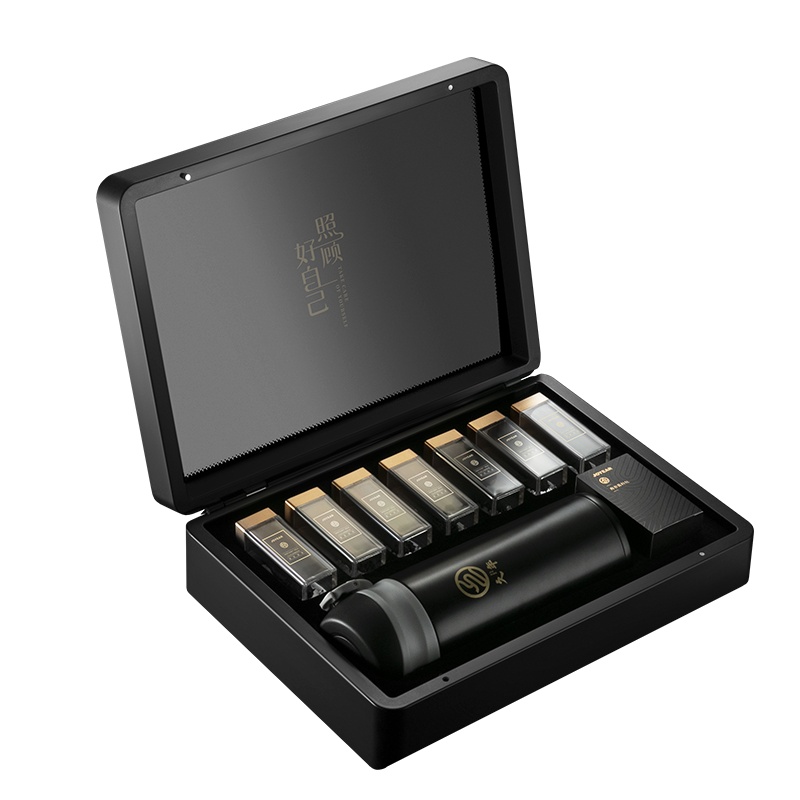 久年大连速 发海参干货7只独立野生淡干礼盒装辽参刺参送礼领导送亲人必备黑色升级礼盒20g