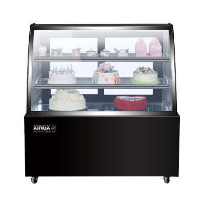 星星(XINGX) 1.2米 商用台式圆弧蛋糕柜 电子温控 风冷无霜 甜品酸奶水果饮料冷藏展示柜 LC-1.2YE