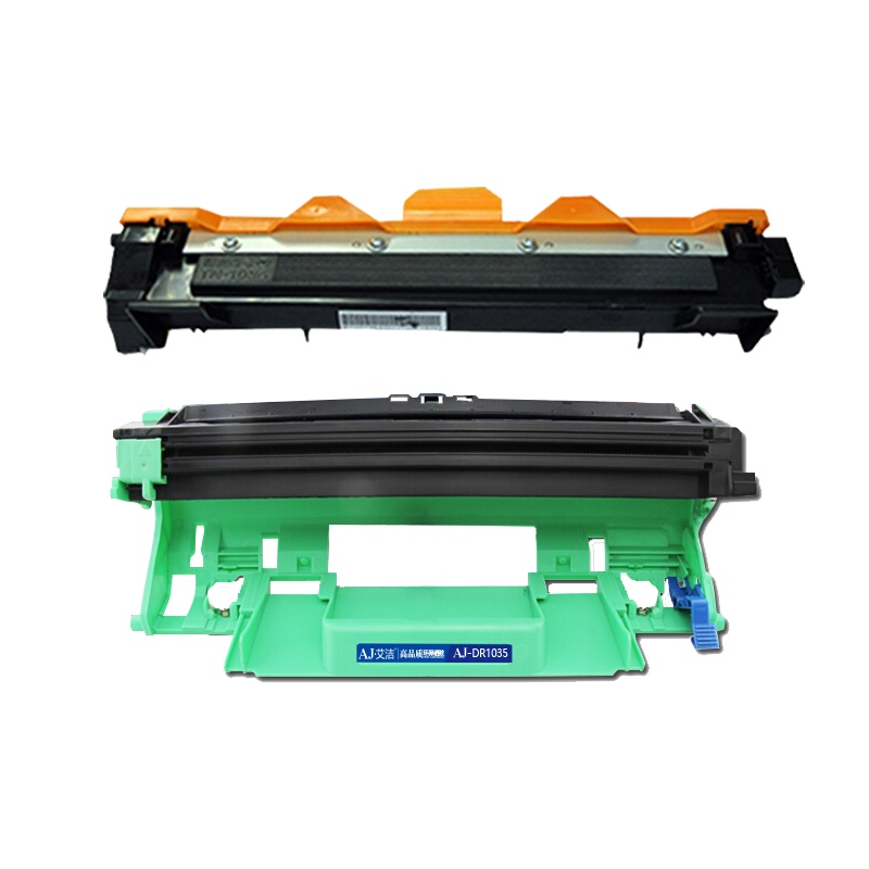 艾洁 TN1035/LT201粉盒+硒鼓套装 适用兄弟DCP1518 1608 1618 MFC1813 1818 18