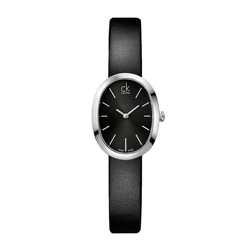 CK卡文克莱手表 女表椭圆形表盘石英女士手表腕表 K3P231C1