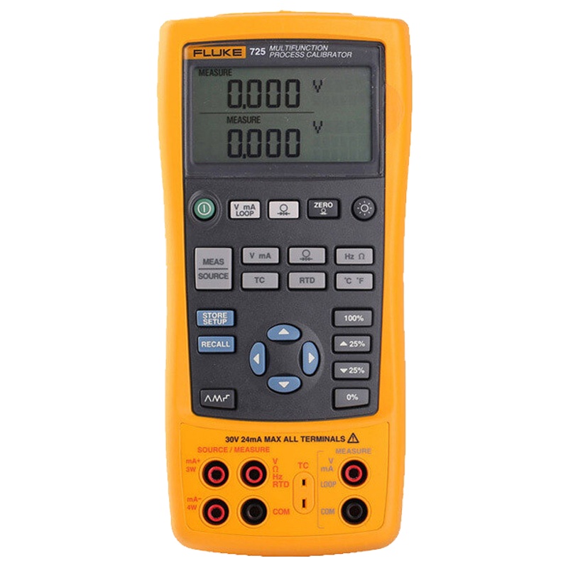 福禄克(FLUKE)F725S/CN 多功能过程校准仪 可校准 电压 电流 电阻 频率 热电偶等 高精度分辨率 双显示