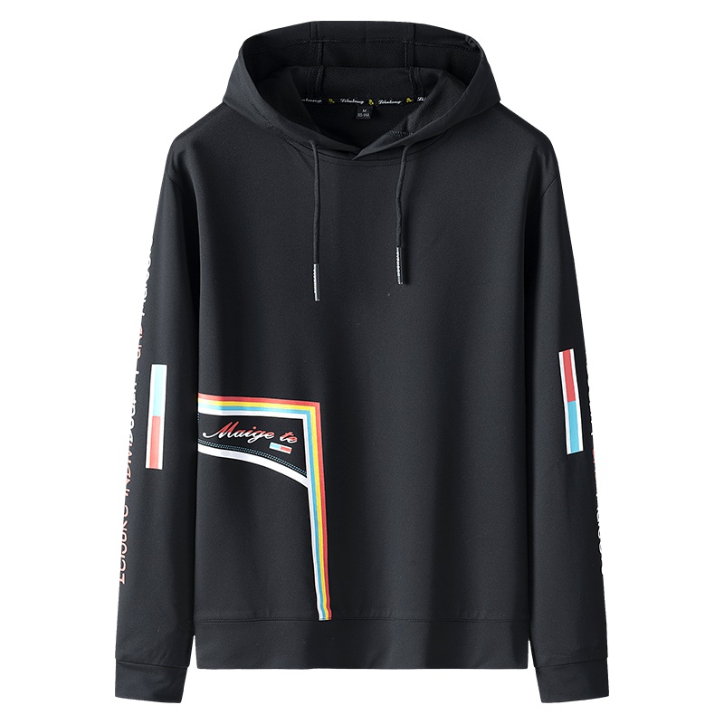 稻草人(Mexican)男士百搭韩版宽松休闲纯色套头卫衣潮款ins学生秋季帅气上衣