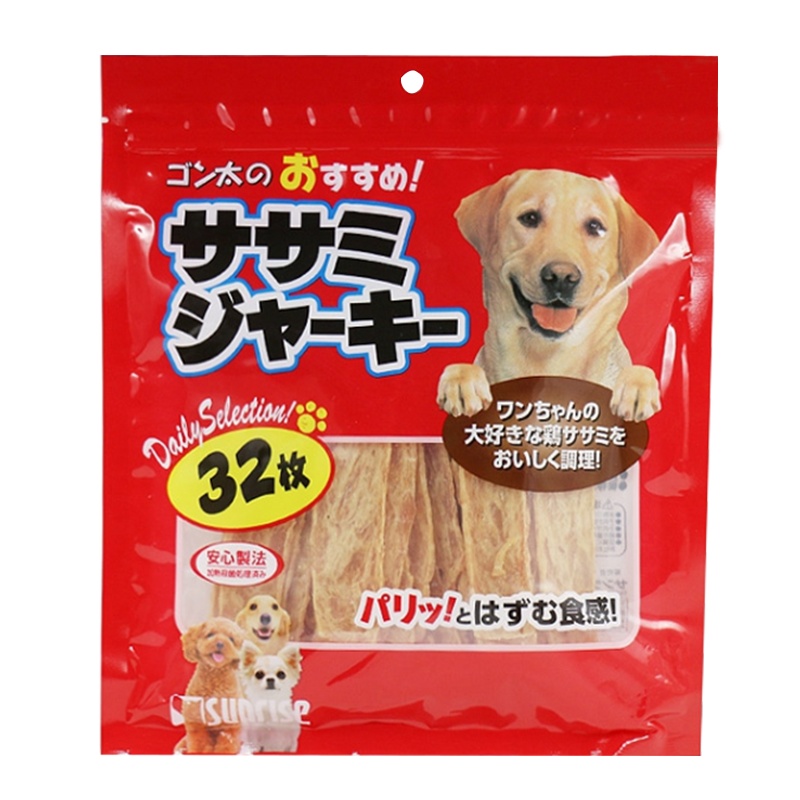 盛来知 宠物狗狗零食 训练奖励 宠物零食 优选鸡胸肉切片32枚