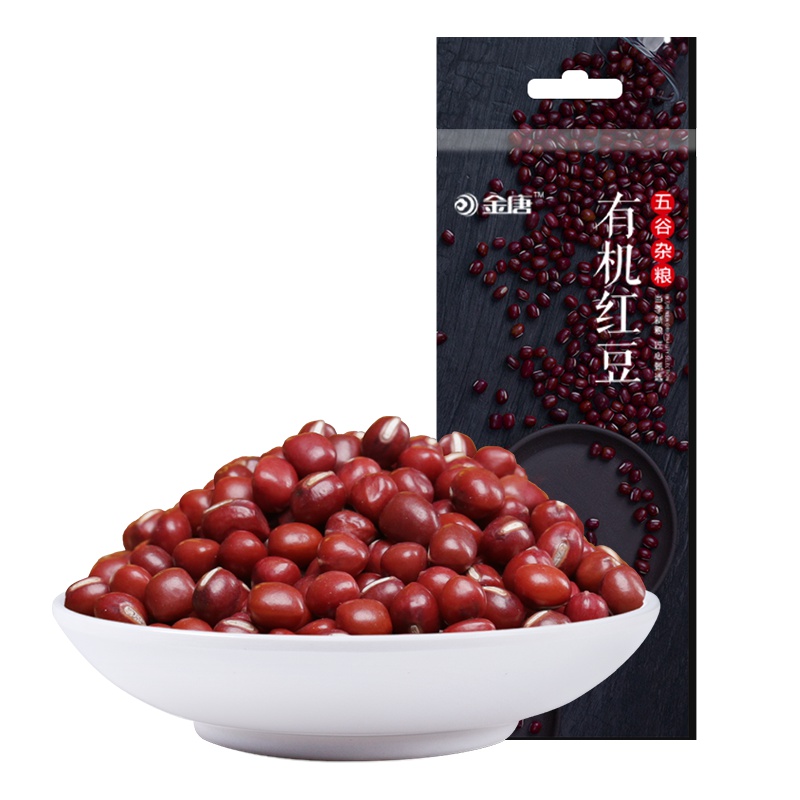 金唐(KTANG)有机 红小豆 500g（ 红豆 小豆 东北 粗粮杂粮 大米伴侣）