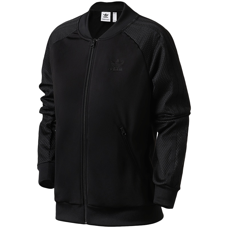 adidas阿迪达斯三叶草女子外套夹克18范冰冰款休闲运动服CE4878 30 CE4878黑色