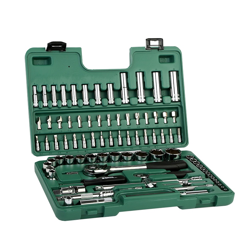 世达(SATA)65件6.3x10mm系列公英制套筒组套 工具套装 09011 1套