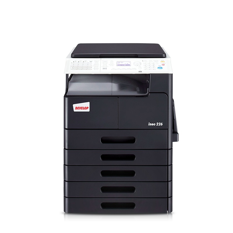 德凡(DEVELOP)ineo 226 A3黑白多功能复合机标配(含双面输稿器+双面器+双纸盒纸盒+100页手送托盘)(3年质保+上门服务)