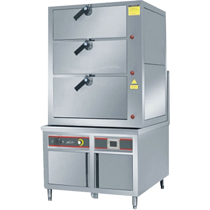 德玛仕DEMASHI 电磁海鲜蒸柜 电磁三门蒸柜 电磁蒸鱼炖汤柜 HW-HZG30C-01 304材质