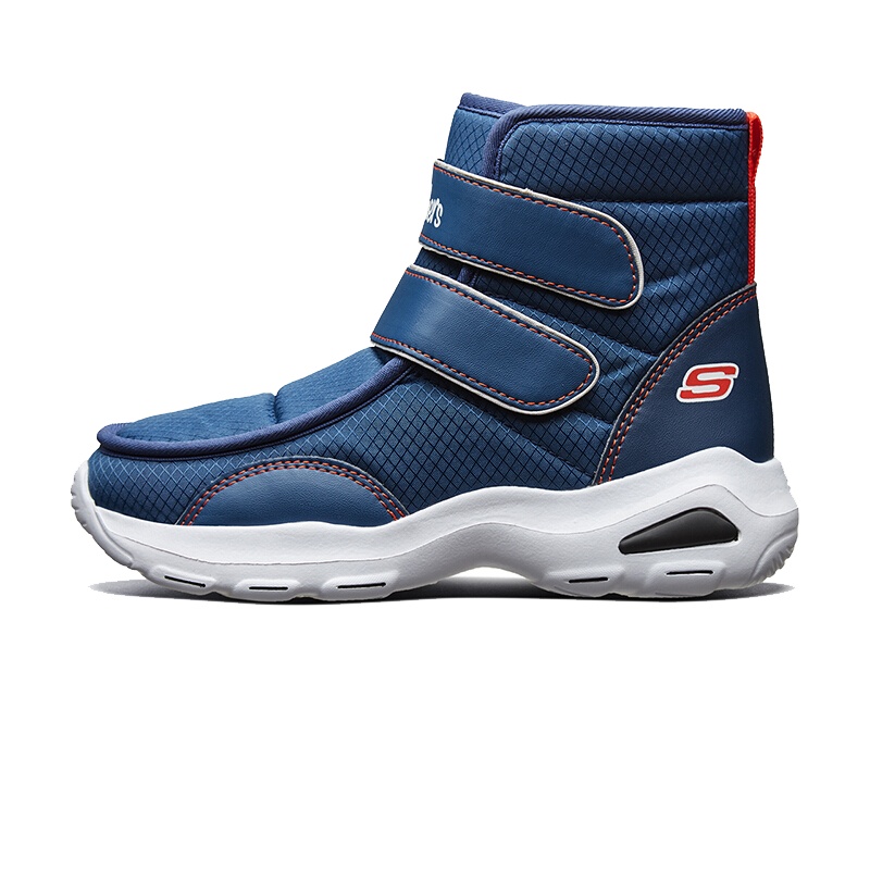 斯凯奇（SKECHERS）童鞋男童女童D'lites魔术贴保暖短靴休闲鞋664108L