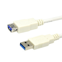 酷比客(L-CUBIC) LCCPUSB3AMAFWH-1M USB3.0延长线充电器数据线电脑连接线公对母1米