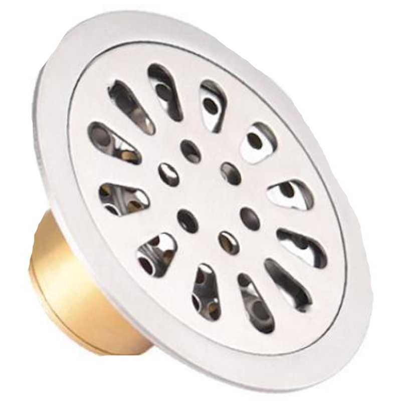 304不锈钢9.5cm圆形地漏40管防臭50管旧地漏改造洗衣机全铜地漏芯安心抵