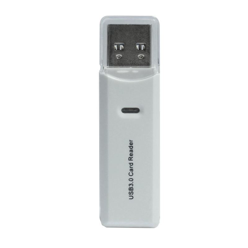 手机TF卡单反相机SD读卡器 高速USB3.0 多功能读卡器2合1带指示灯