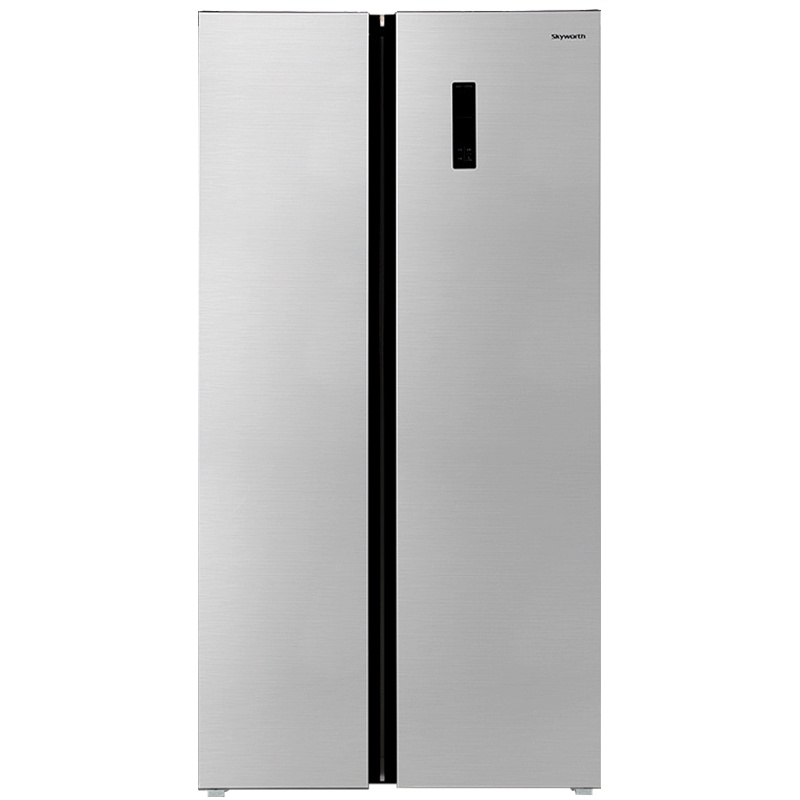 创维(SKYWORTH) 538升对开门冰箱 双变频风冷无霜冰箱 家用大冰箱 智能控温不用除霜冰箱 W53LP