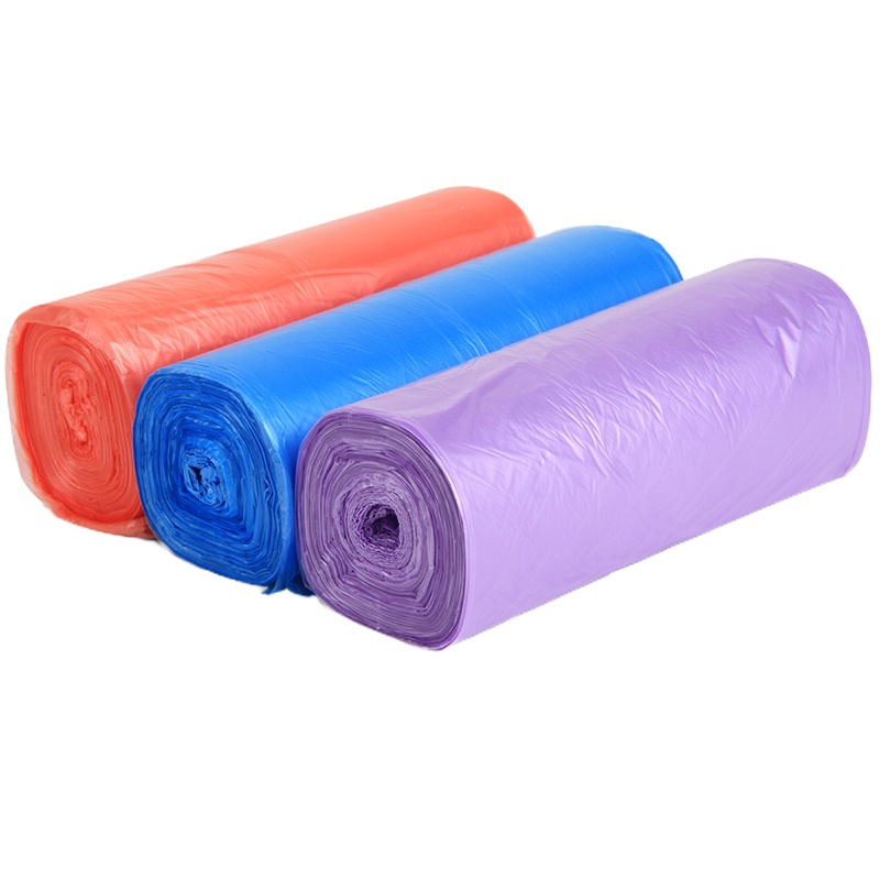 得力9585彩色加厚型垃圾袋 45*55CM垃圾袋 点断式 韧性好 3卷装