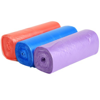 得力9585彩色加厚型垃圾袋 45*55CM垃圾袋 点断式 韧性好 3卷装