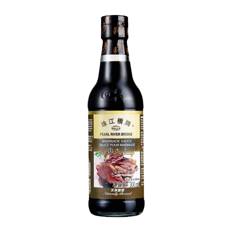 珠江桥牌卤水汁 烘培烧烤调料厨房调味品广东老字号卤水汁300ml*2瓶