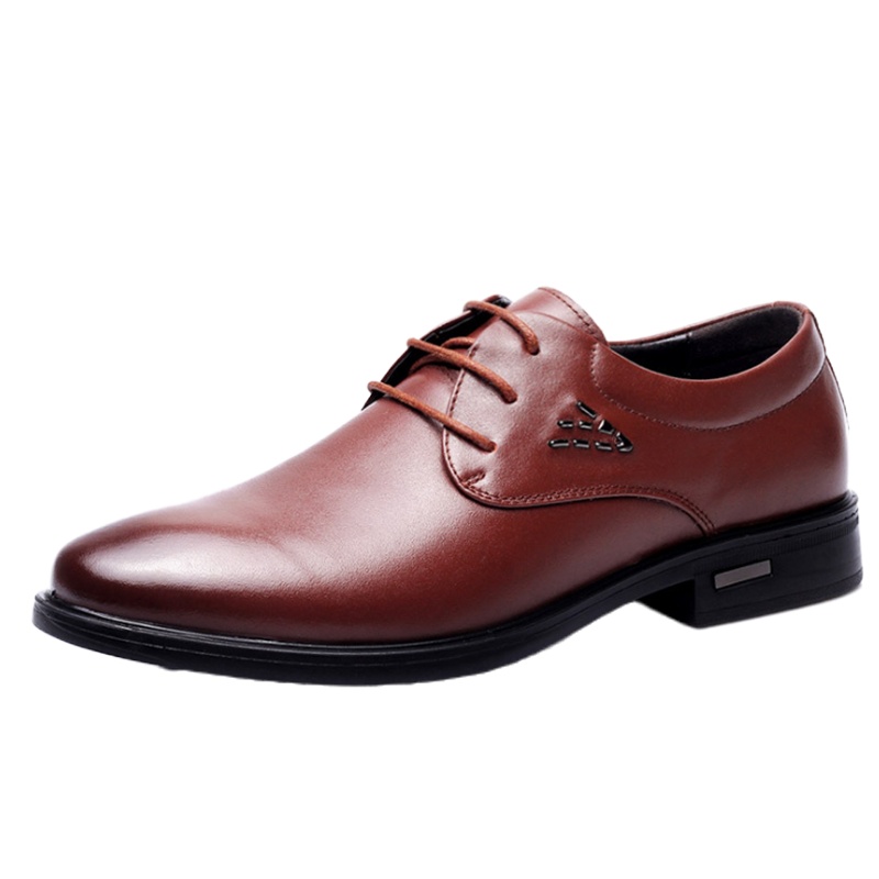 强人(QIANGREN)真皮男鞋商务正装皮鞋休闲时尚舒适透气头层牛皮单鞋DA12601(单位:双)