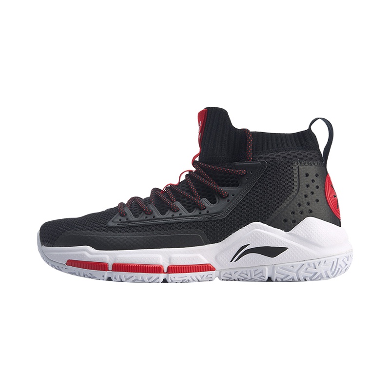 【自营】李宁裂变V男子一体织减震中帮篮球专业比赛鞋ABAP027-2