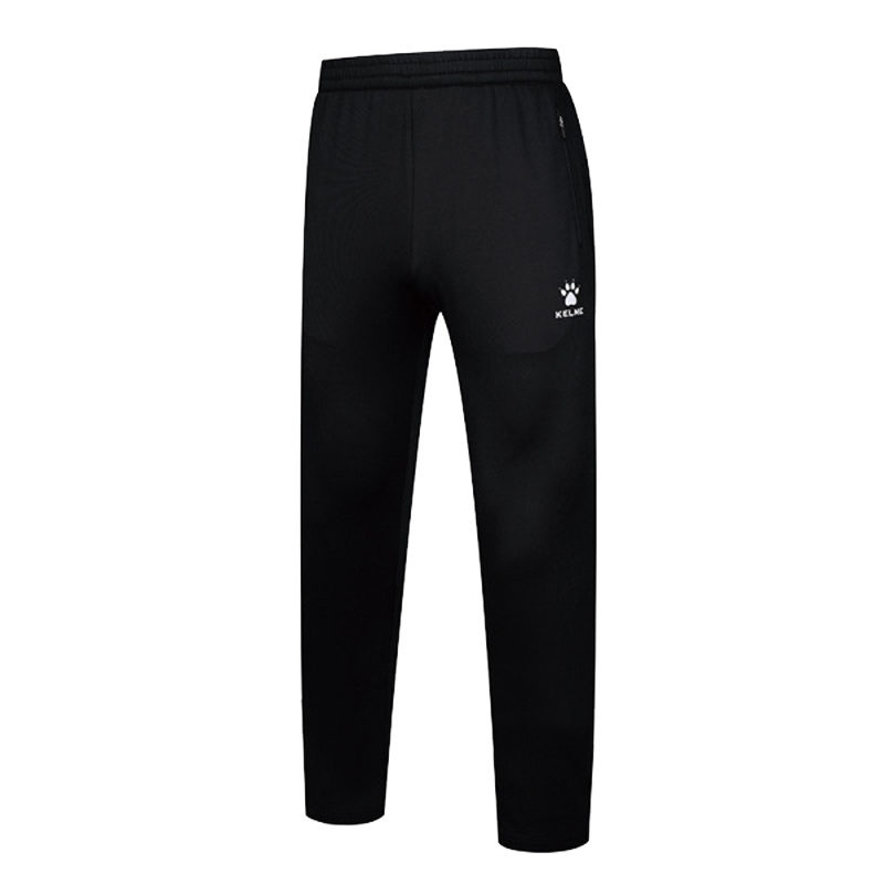 KELME卡尔美足球训练收腿裤修身跑步比赛运动裤经典黑运动长裤男