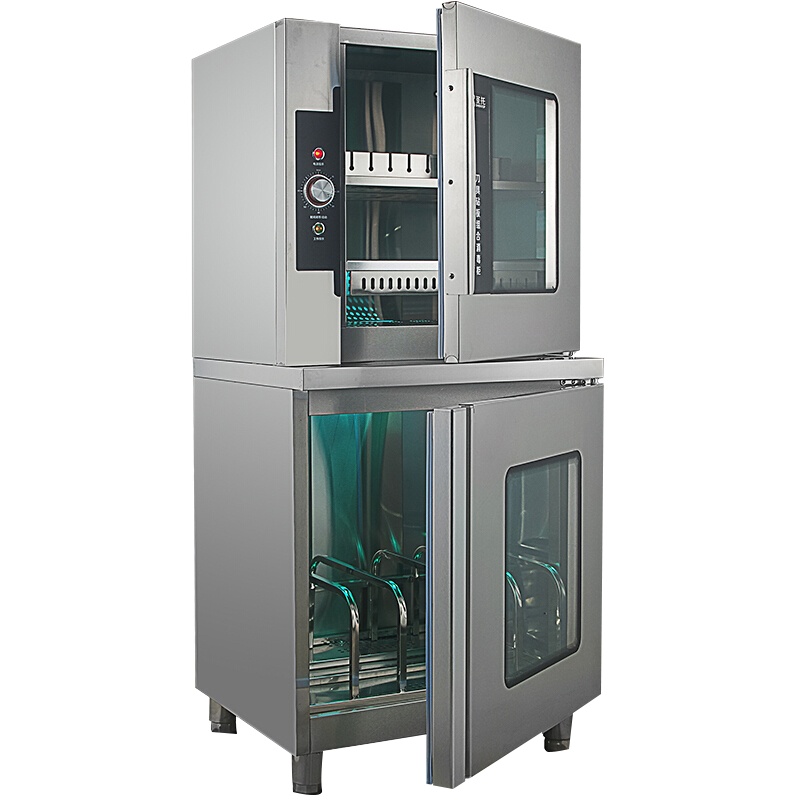 圣托紫外线刀具消毒柜商用立式 热风循环餐具保洁柜 厨房菜刀砧板消毒柜 ZTP350-Q7