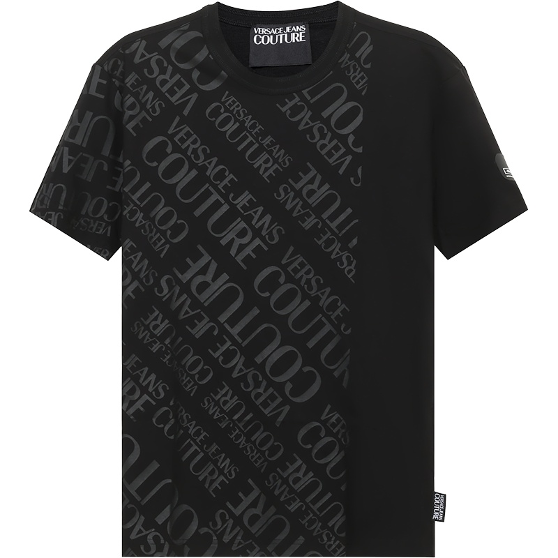 VERSACE JEANS COUTURE 范思哲 男士 棉质圆领短袖T恤B3GVB7S4 30319