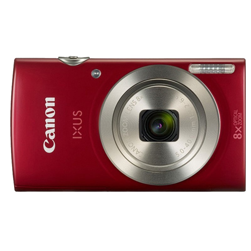 佳能(Canon)IXUS 175 (16G卡+相机包)数码相机红色套装 CCD传感器 2.7英寸显示屏 2000万像素