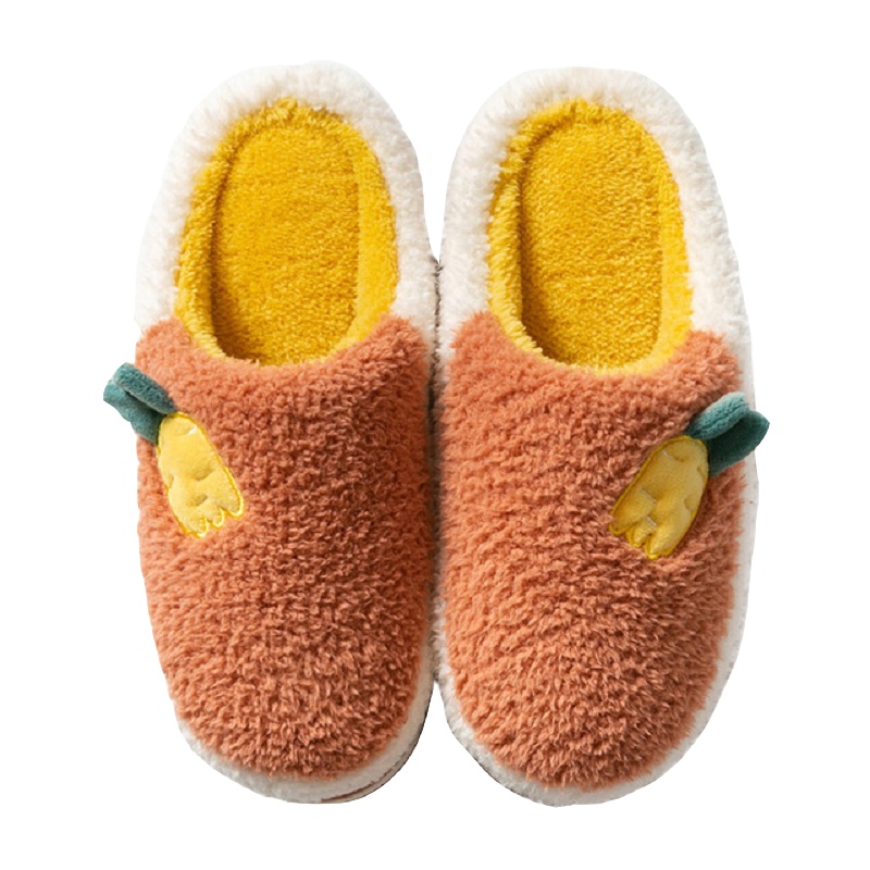 羊骑士2020冬季厚底棉拖鞋女家用ins可爱居家居月子室内情侣防滑毛拖鞋男