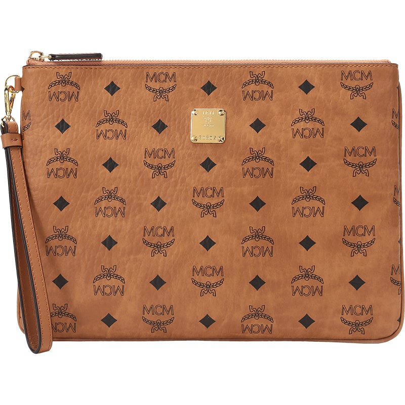 MCM 男女中性 Visetos Original系列人造革中号手拿包 MXZAAVI03