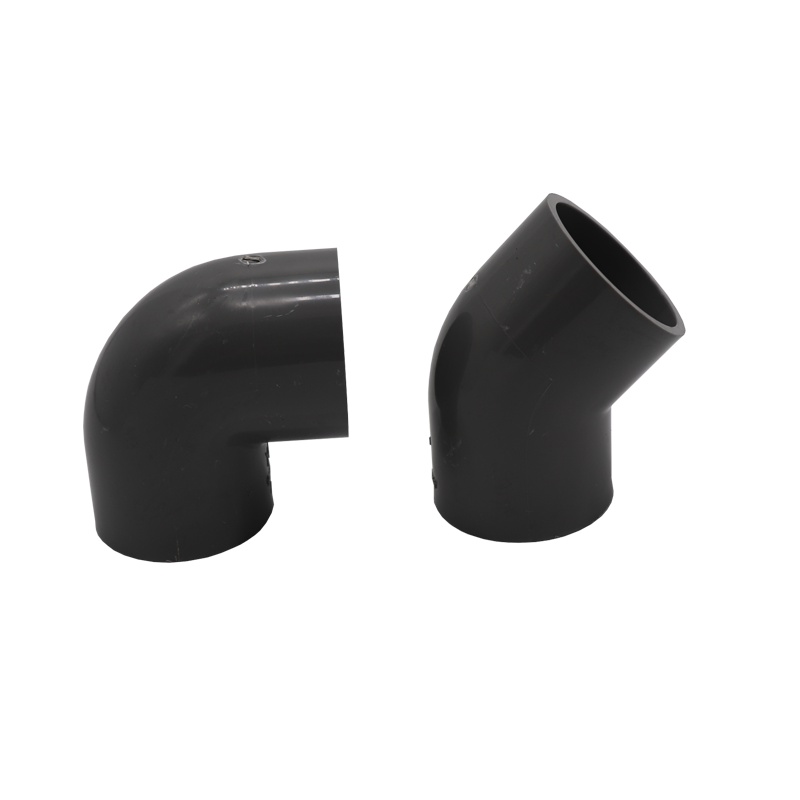 PVC弯头 45度接头 上水管供水管给水管胶粘弯头塑料管配件家用工业用 安全无毒 绿色环保 经久耐用 质量保证 32mm