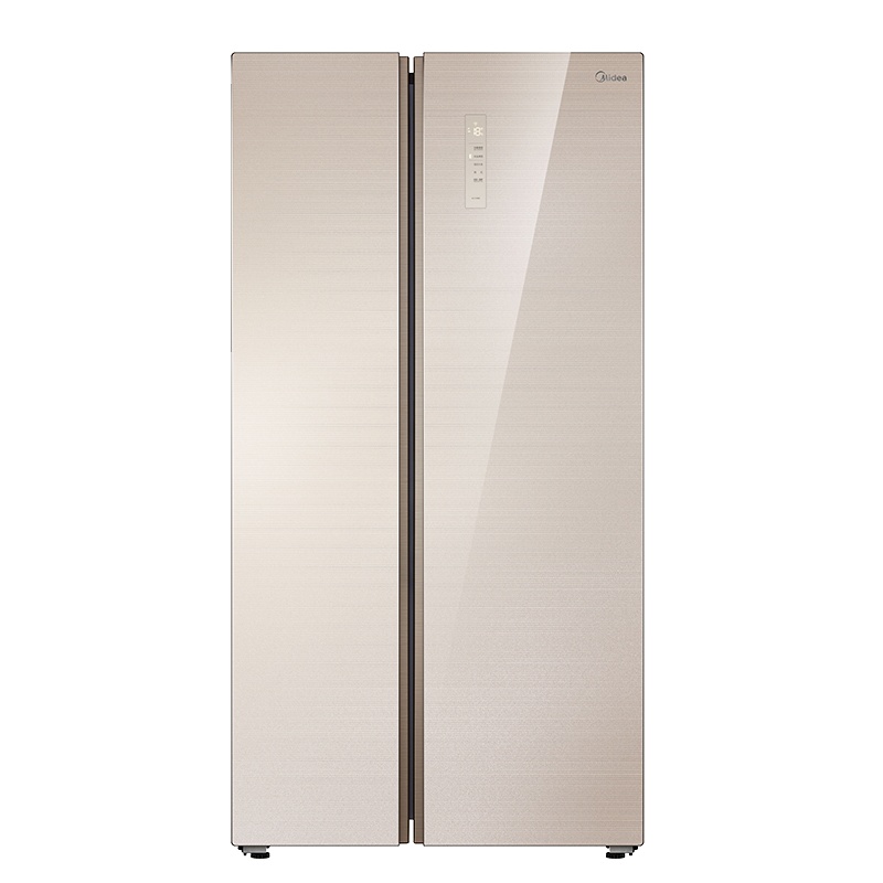 [二手][99新]美的 BCD-628WKGPZM 极地金 智能操控 风冷无霜 家用大容量对开电冰箱