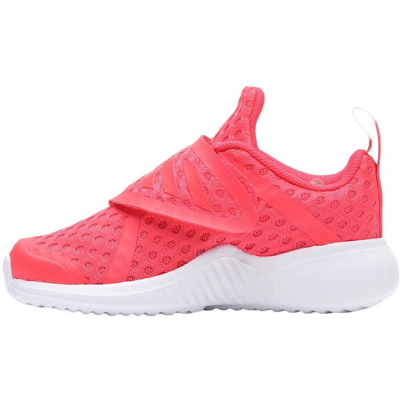 阿迪达斯童女鞋婴童鞋魔术贴网面跑步运动休闲鞋F34543