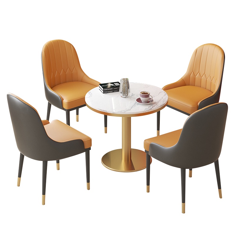 梦商家具 洽谈桌椅 接待桌椅 一桌二椅